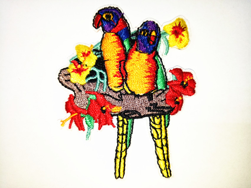 3D 绣花章 3D embroidery patch